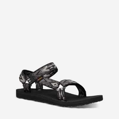 Teva Original Universal - Women's Teva Hiking Sandals - Black / Multicolor | India (SRIN28796)